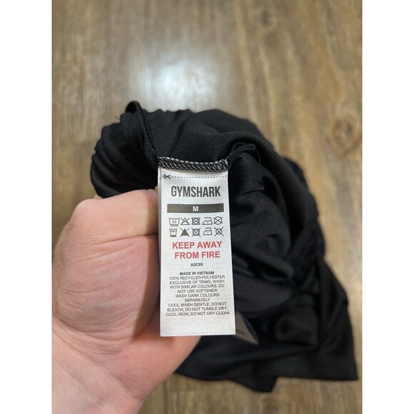 Gymshark Training Shorts Black Mens M Athletic Gym Workout Performance 7 Inseam - Picture 5 of 9